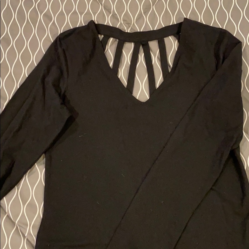 Express Black Long Sleeve Shirt